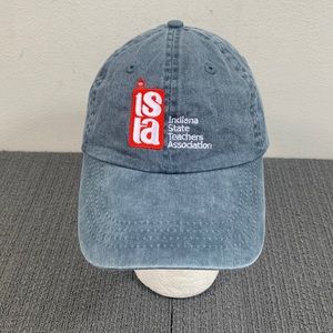 ISTA Indiana State Teachers Association Baseball Hat Unisex Adjustable Blue Cap